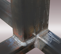 Fully Welded BBQ Island Frame Joints