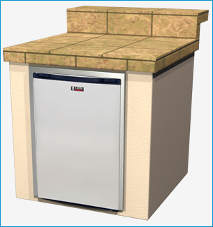 LION Stainless Steel Refrigerator Frame