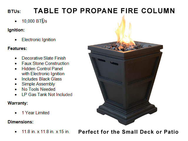 15in. Table Top Fire Bowl 15in. Table Top Fire Bowl
