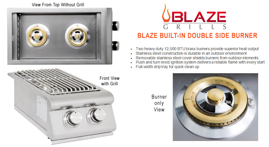 Blaze Built-In Double Burner Blaze Built-In Double Burner