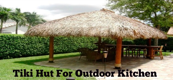Tiki Hut Additional Decor To Your Outdoor Kitchen In San