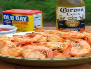 Grilled Shrimp with Old Bay Aioli